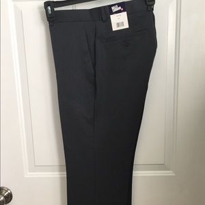 Billy London Men’s Slim Fit Chevron Dress Slacks 34 x 30